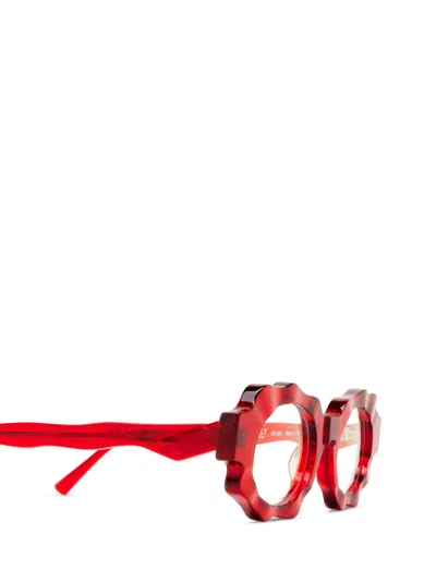 Kuboraum Full-rimmed Plano Lenses In Red