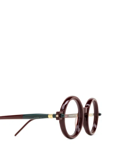 Kuboraum Full-rimmed Plano Lenses In Red