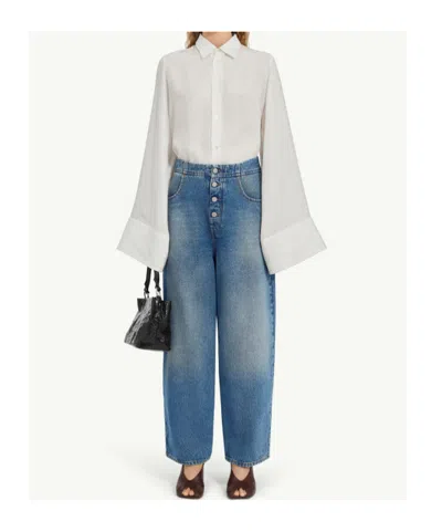 Mm6 Maison Margiela Straight-leg Jeans In Blue