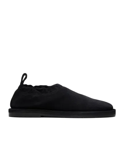Studio Nicholson Korine Suede Loafers In Black