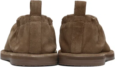 Studio Nicholson Korine Suede Loafers In Brown