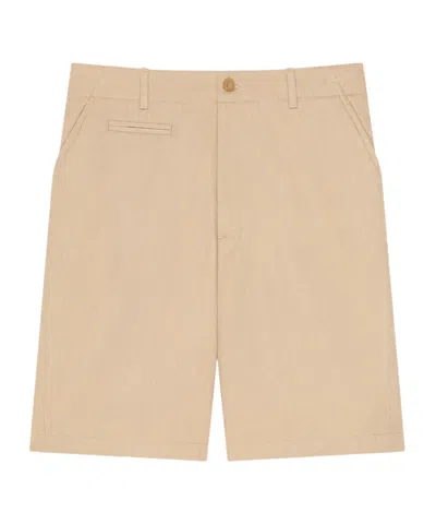 Givenchy Chic Couture Seam Chino Shorts In Brown