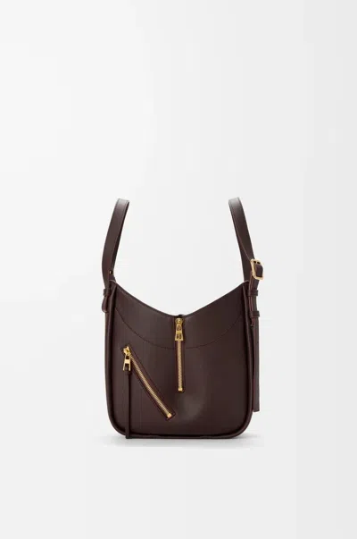 Loewe Hammock Flip Shoulder Bag In Brown
