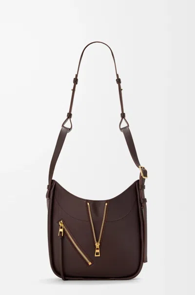 Loewe Hammock Flip Shoulder Bag In Brown