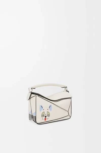 Loewe X Louis Wain Shoulder Bag In White