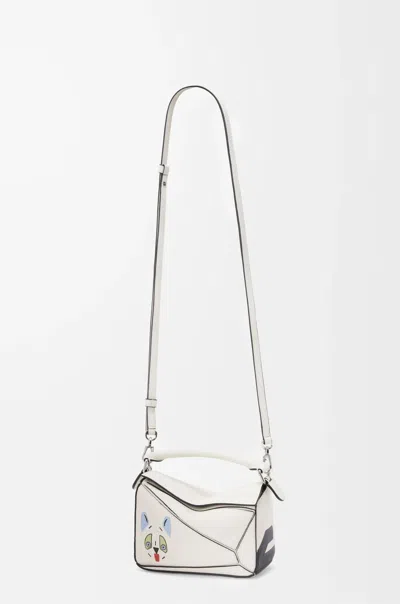 Loewe X Louis Wain Shoulder Bag In White