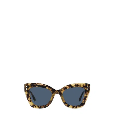 Isabel Marant Cat Eye Sunglasses In Animal Print