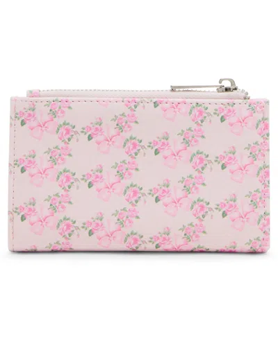 Madden Girl Morr Snap Wallet In Pink