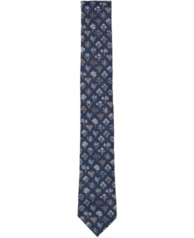Bar Iii Men's Sivan Floral Tie, Macy's Exclusive In Blue