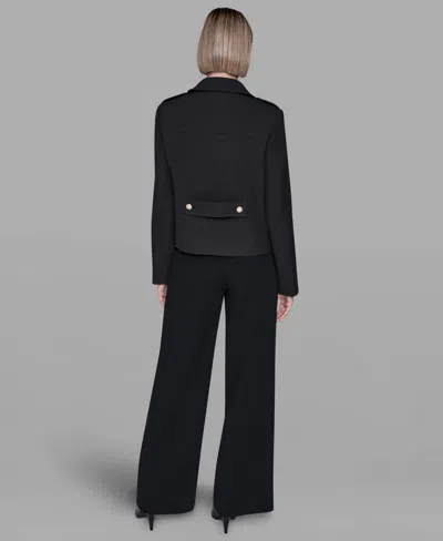 Karl Lagerfeld Women's Double-breasted Jacket In Black