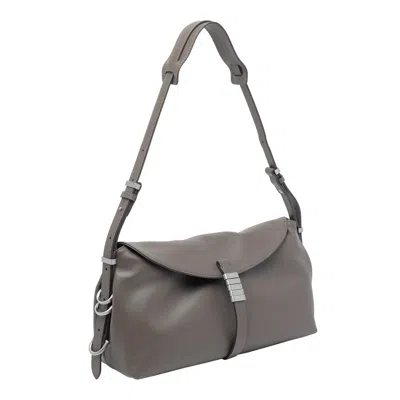 Pinko New Saddle Shoulder Bag In Neutral