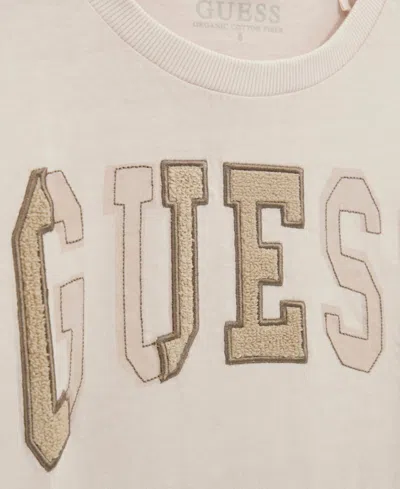 Guess Boys 8-18 Garment Dye Long Sleeves T-shirt In Neutral