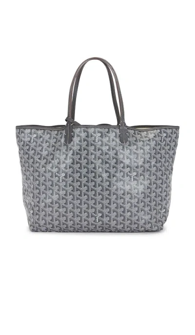 Fwrd Renew Goyard Anjou Reversible Pm Tote Bag In Gray