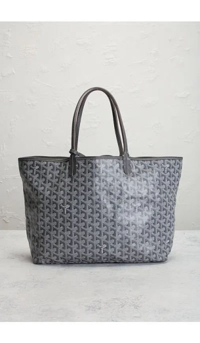 Fwrd Renew Goyard Anjou Reversible Pm Tote Bag In Gray