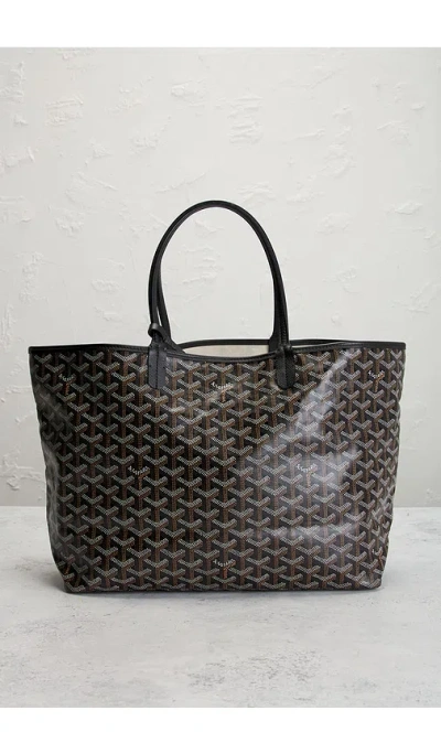 Fwrd Renew Goyard Saint Louis Pm Tote Bag In Black