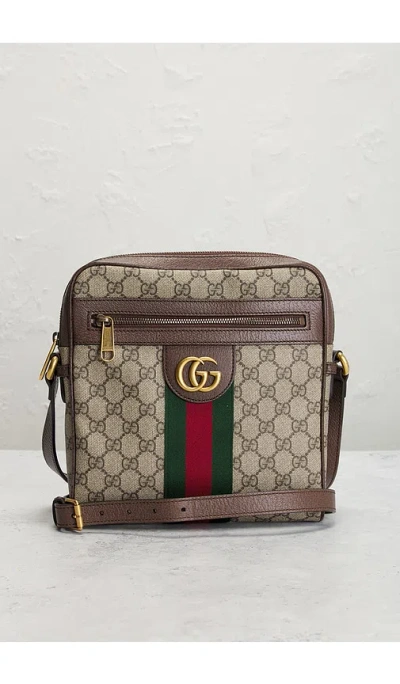 Fwrd Renew Gucci Ophidia Messenger Bag In Sand