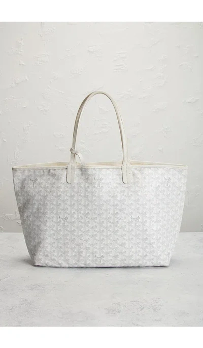 Fwrd Renew Goyard Saint Louis Pm Tote Bag In White