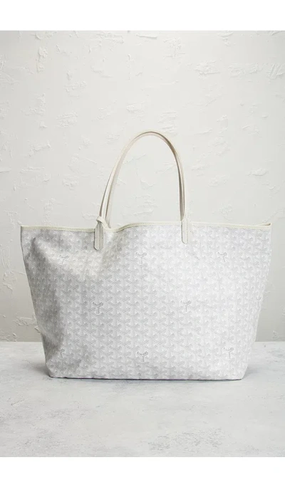 Fwrd Renew Goyard Anjou Reversible Pm Tote Bag In White