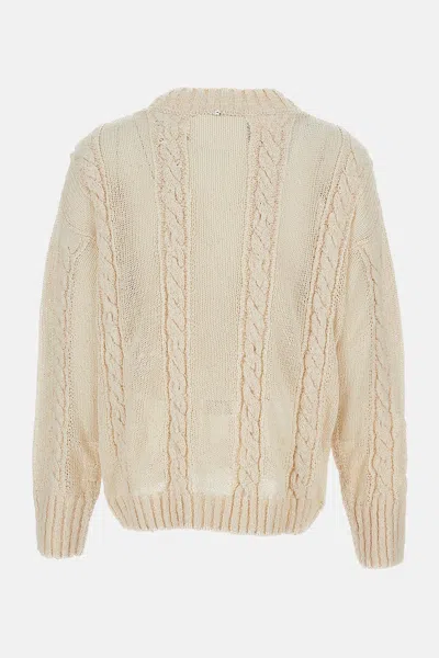 Lorena Antoniazzi Cable-knit Sweater In White