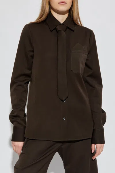 Acne Studios Wool Shirt In Animal Print