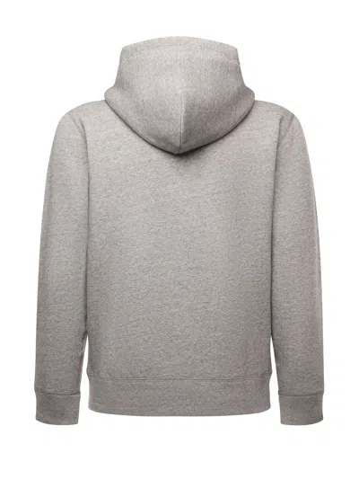 Ralph Lauren Zip-up Sweatshirt With Logo In Gray