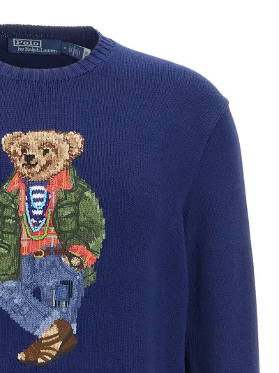 Ralph Lauren Polo Bear Sweater In Blue