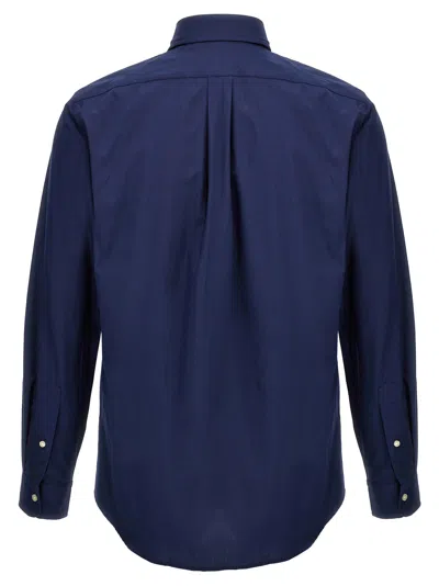 Ralph Lauren Logo Embroidery Shirt In Blue