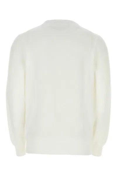 Ralph Lauren White Cotton Sweater In White