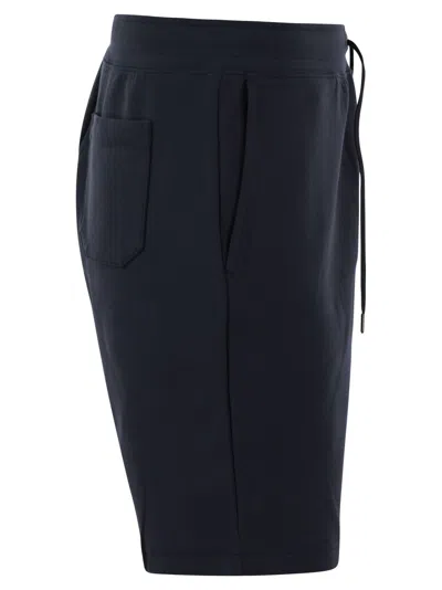 Ralph Lauren Double-knit Shorts In Blue
