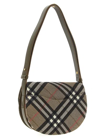 Burberry Compact Bridle Shoulder Bag With Adjustable Strap In Multi