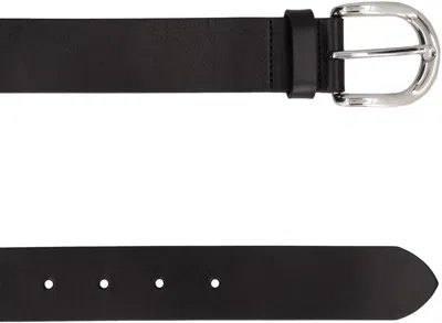 Isabel Marant Zaph Leather Belt In Black