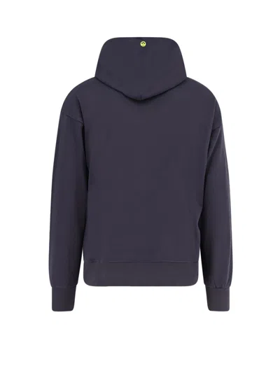 Barrow Cotton Hooded Sweatshirt In Blue