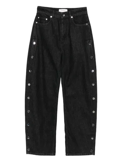Sportmax Cotton Denim Jeans In Black