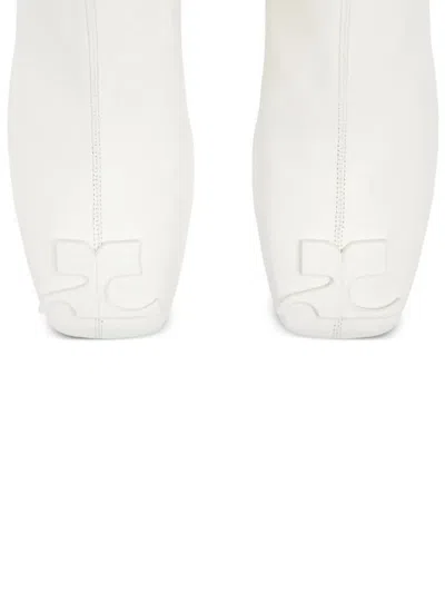 Courrèges Courreges Women Ankle Boots With 70mm Block Heel In Multi