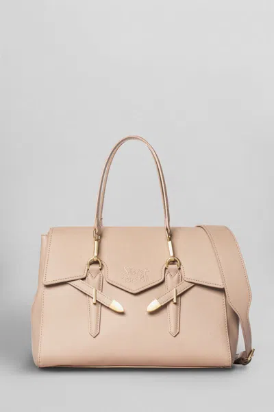 Secret Pon-pon Secret Pon Pon Yalis Grain Medium Shoulder Bag In Neutral