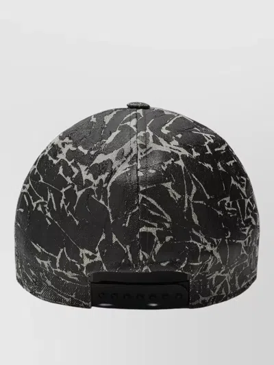 Rick Owens Drkshdw Textured Fabric Cap Vintage Style In Black