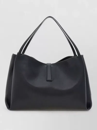 Ferragamo Stylish Tote Bag With Top Handle Design In Black
