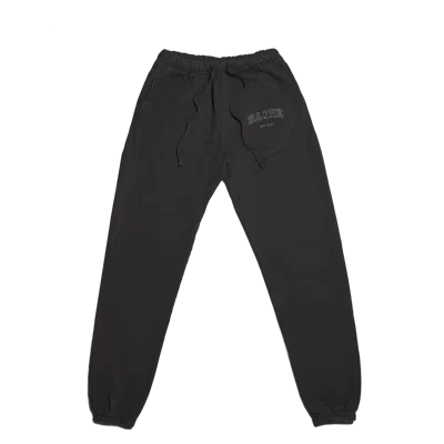 Dagne Dover Varsity Logo Sweatpants In Black