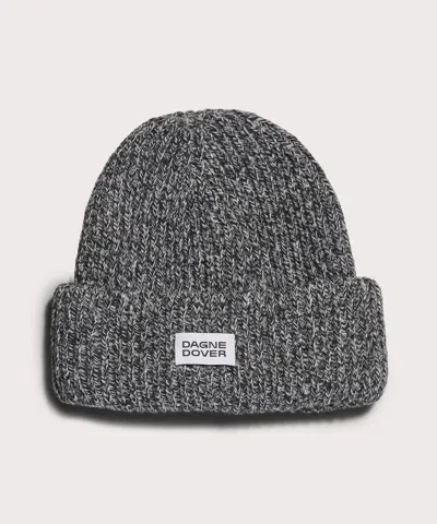 Dagne Dover Chunky Knit Beanie In Gray