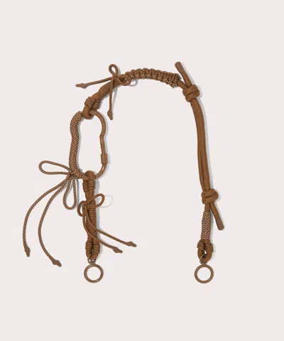 Dagne Dover Corded Adjustable Crossbody Strap In Blue