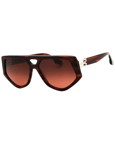 Victoria Beckham Women's Vb681s 58mm Sunglasses In Red