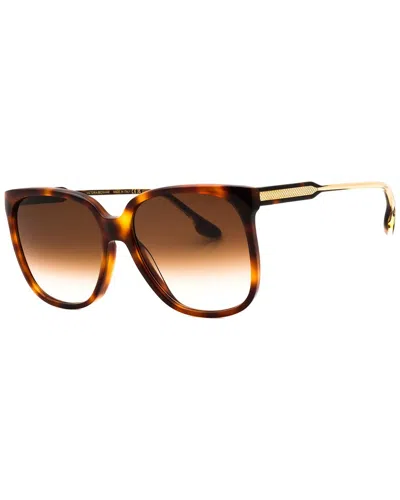 Victoria Beckham Women's Vb610s 59mm Sunglasses In Brown