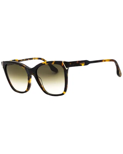 Victoria Beckham Women's Vb640s 56mm Sunglasses In Brown