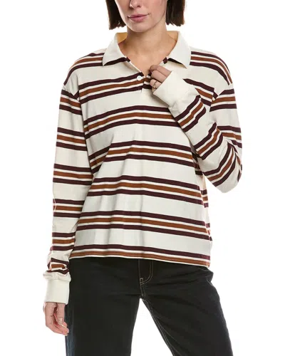 Serenette Knit Polo Shirt In White