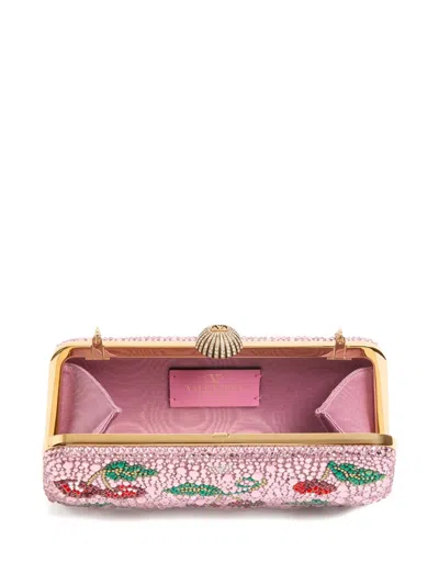 Valentino Carry Secrets Clutch In Pink