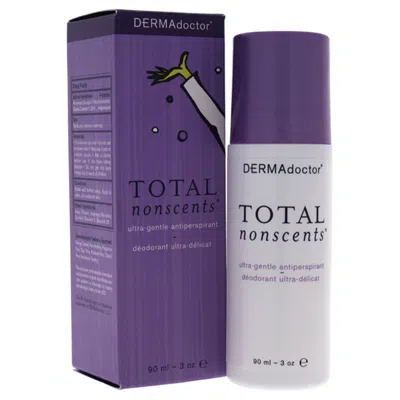 Dermadoctor Total Nonscents Ultra-gentle Antiperspirant By  For Women - 3 oz Deodorant Roll-on In Transparent