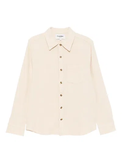 Corridor Dyed Waffle Shirt In Neutral