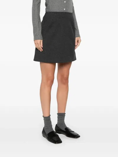 Alpha Tauri A-line Mini Skiry In Neutral