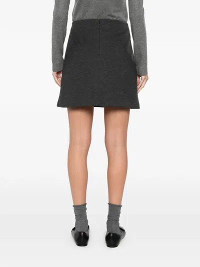 Alpha Tauri A-line Mini Skiry In Neutral