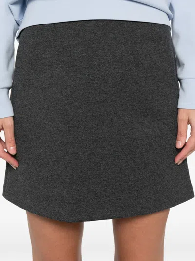 Alpha Tauri A-line Mini Skiry In Neutral